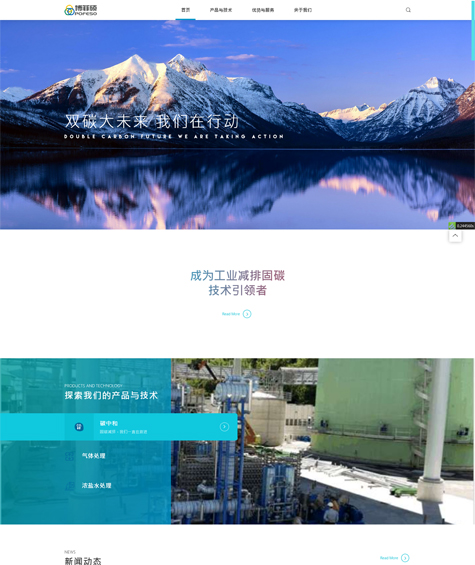 化工行业定制型网站